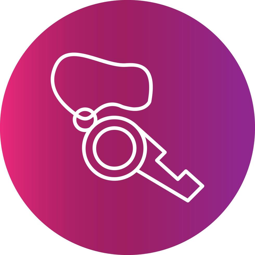Whistle Creative Icon Design vector