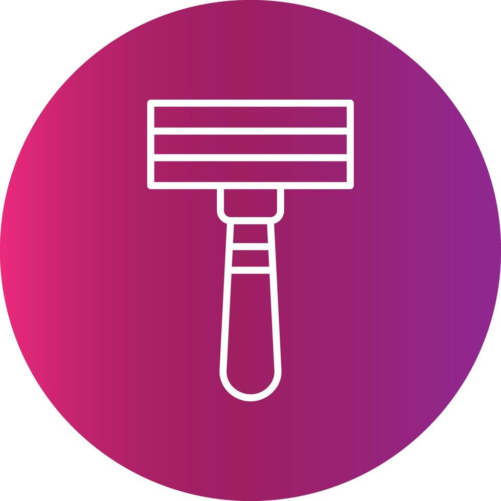 Razor Blade Creative Icon Design vector