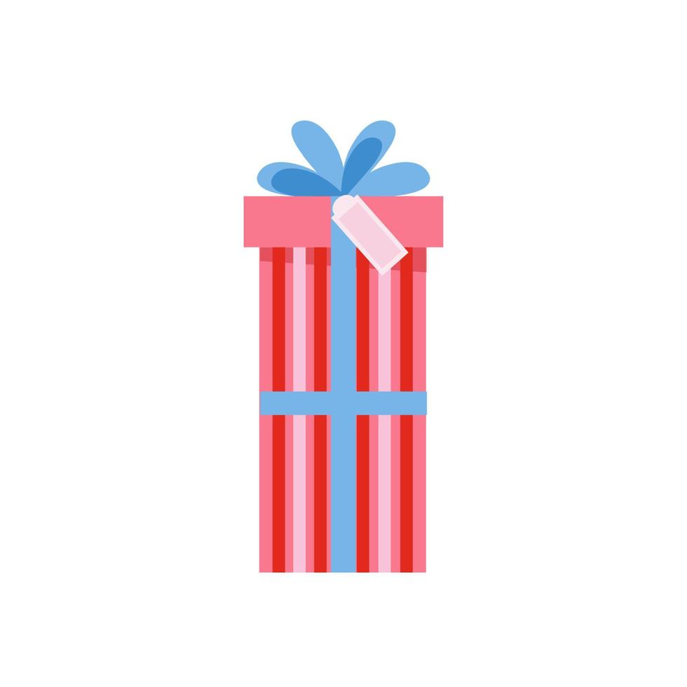 caja de regalo para cualquier fiesta, ilustración vectorial vector