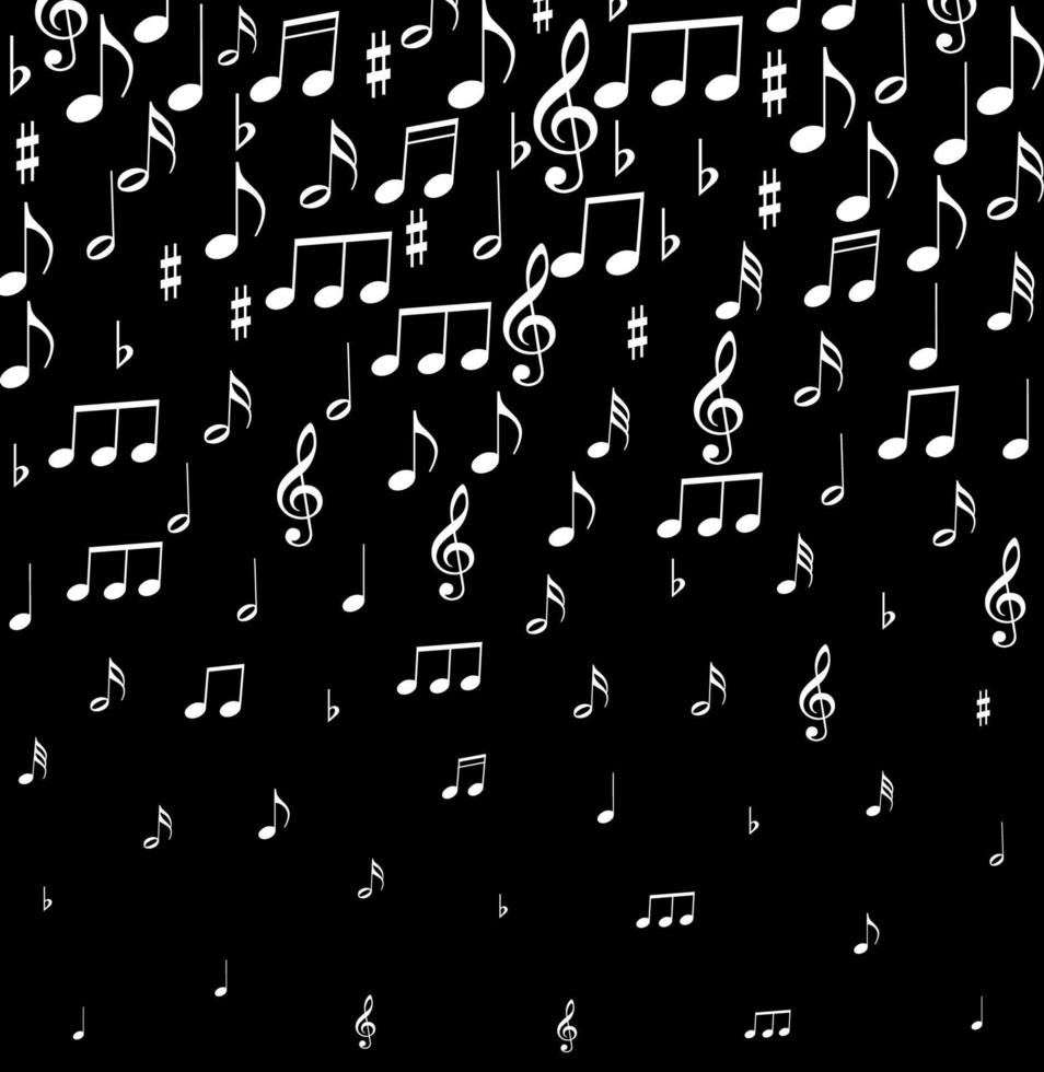 Music notes. Vector illustration. for print and web design on white background eps 10