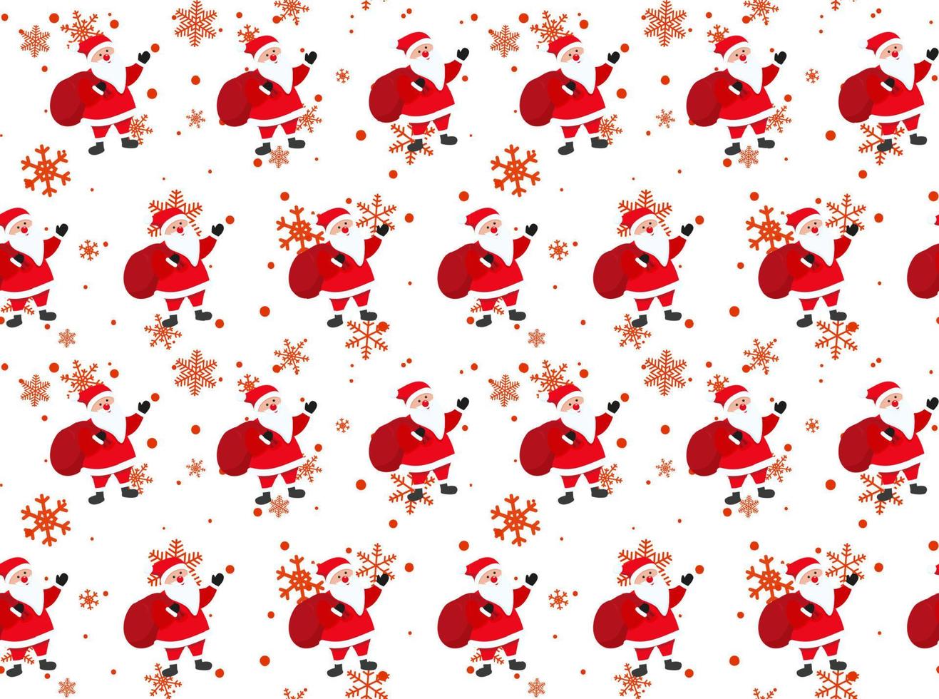 bear seamless pattern Christmas vector Santa Claus hat cartoon scarf isolated repeat wallpaper teddy tile background illustration doodle design