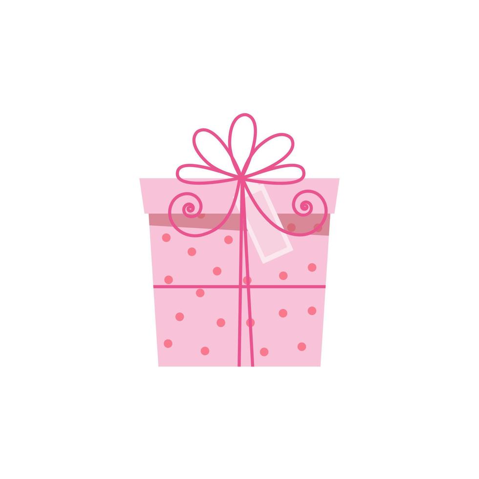 gift box for any holiday, vector illustration