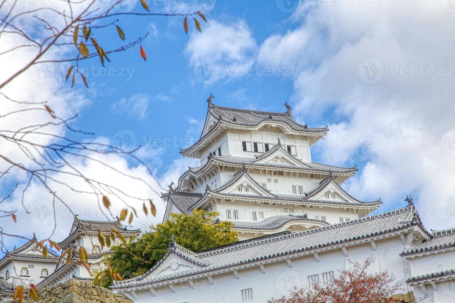 castillo de himeji en himeji, japón foto