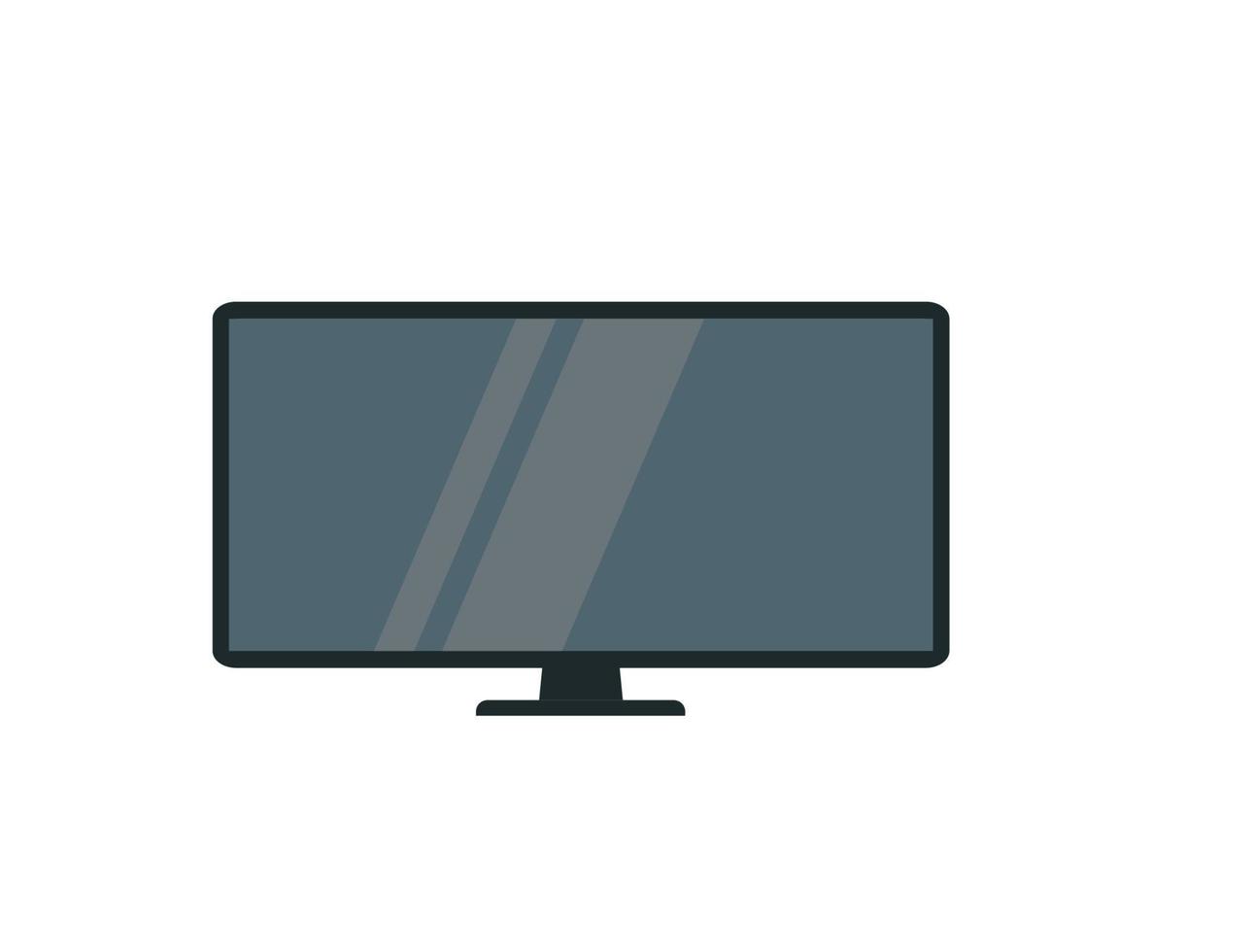 Tv Flat style vector design template.