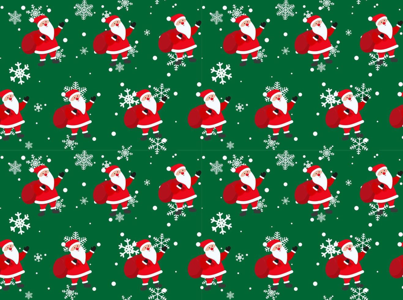 bear seamless pattern Christmas vector Santa Claus hat cartoon scarf isolated repeat wallpaper teddy tile background illustration doodle design