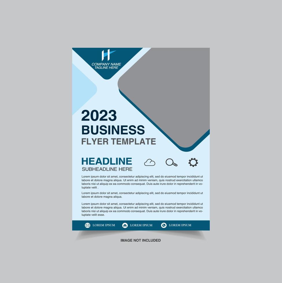Business Flyer Design 2023 vector