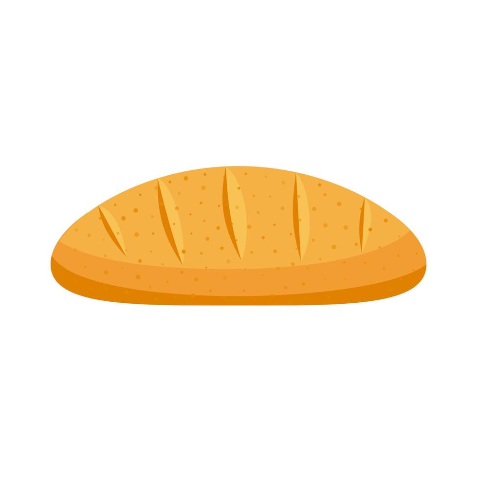 BATON PASTRY BAKING, CARTOON STYLE, INSULATED ON WHITE BACKGROUND vector