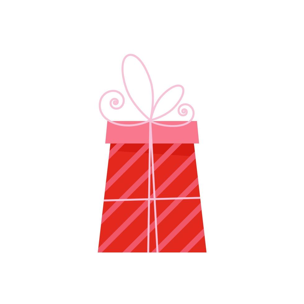 caja de regalo para cualquier fiesta, ilustración vectorial vector