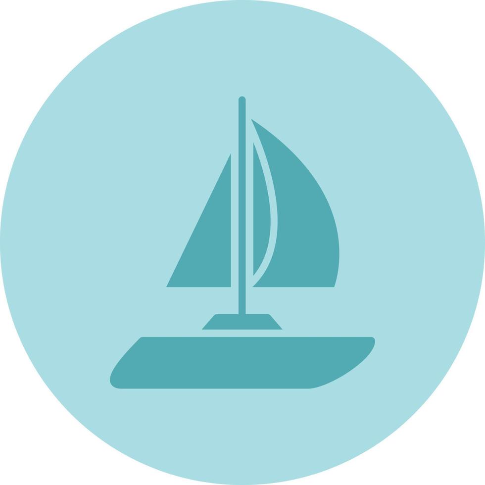 Yacht Vector Icon
