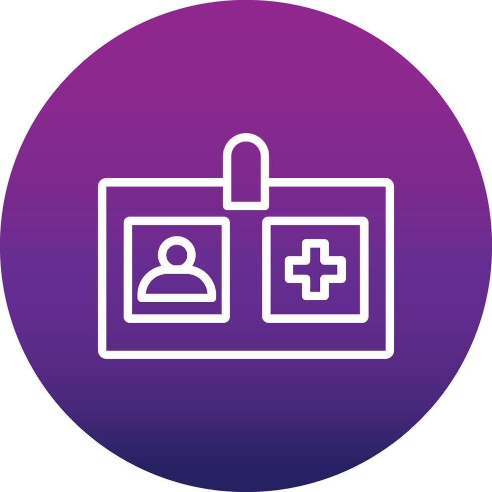 Identification Card Vector Icon Design