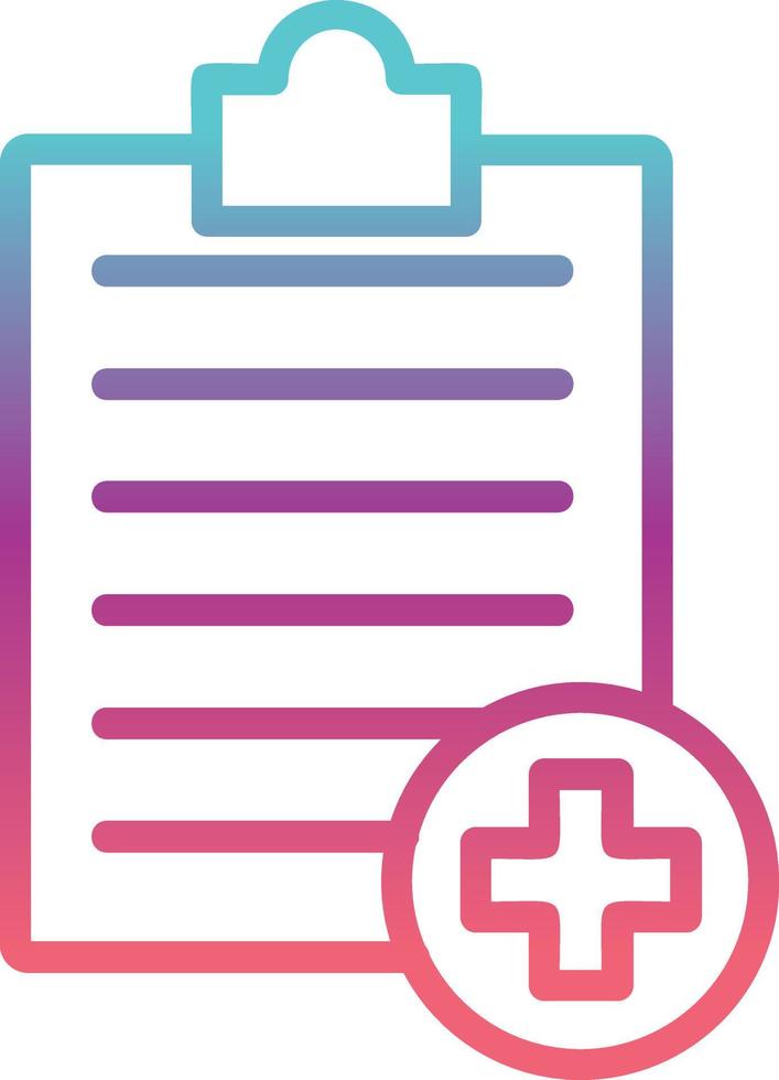 Medical History Vector Icon Design