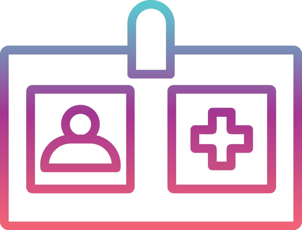 Identification Card Vector Icon Design