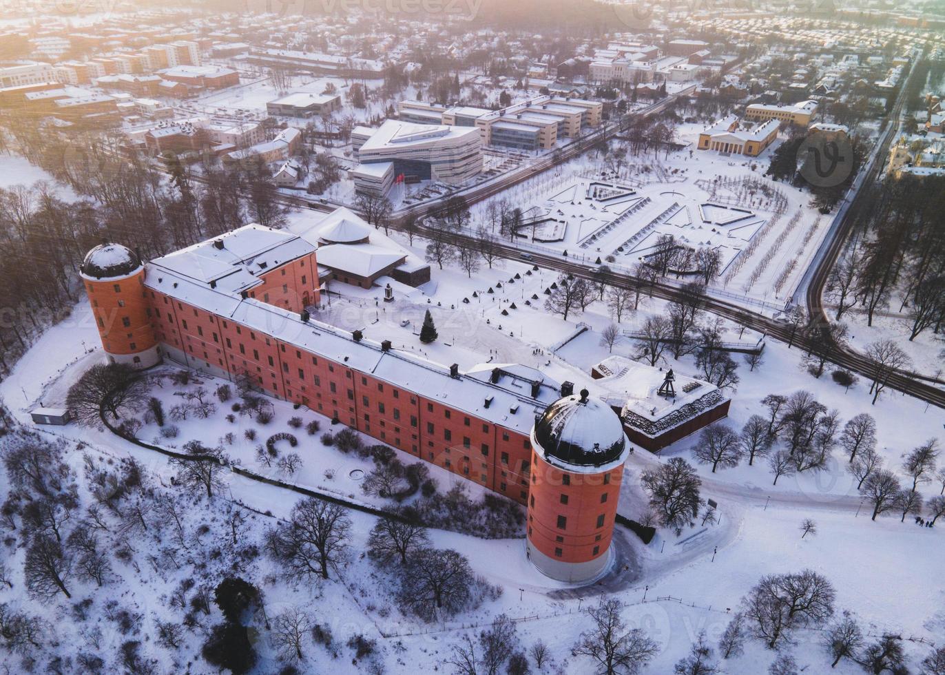 Uppsala, Sweden as seen in the Winter photo