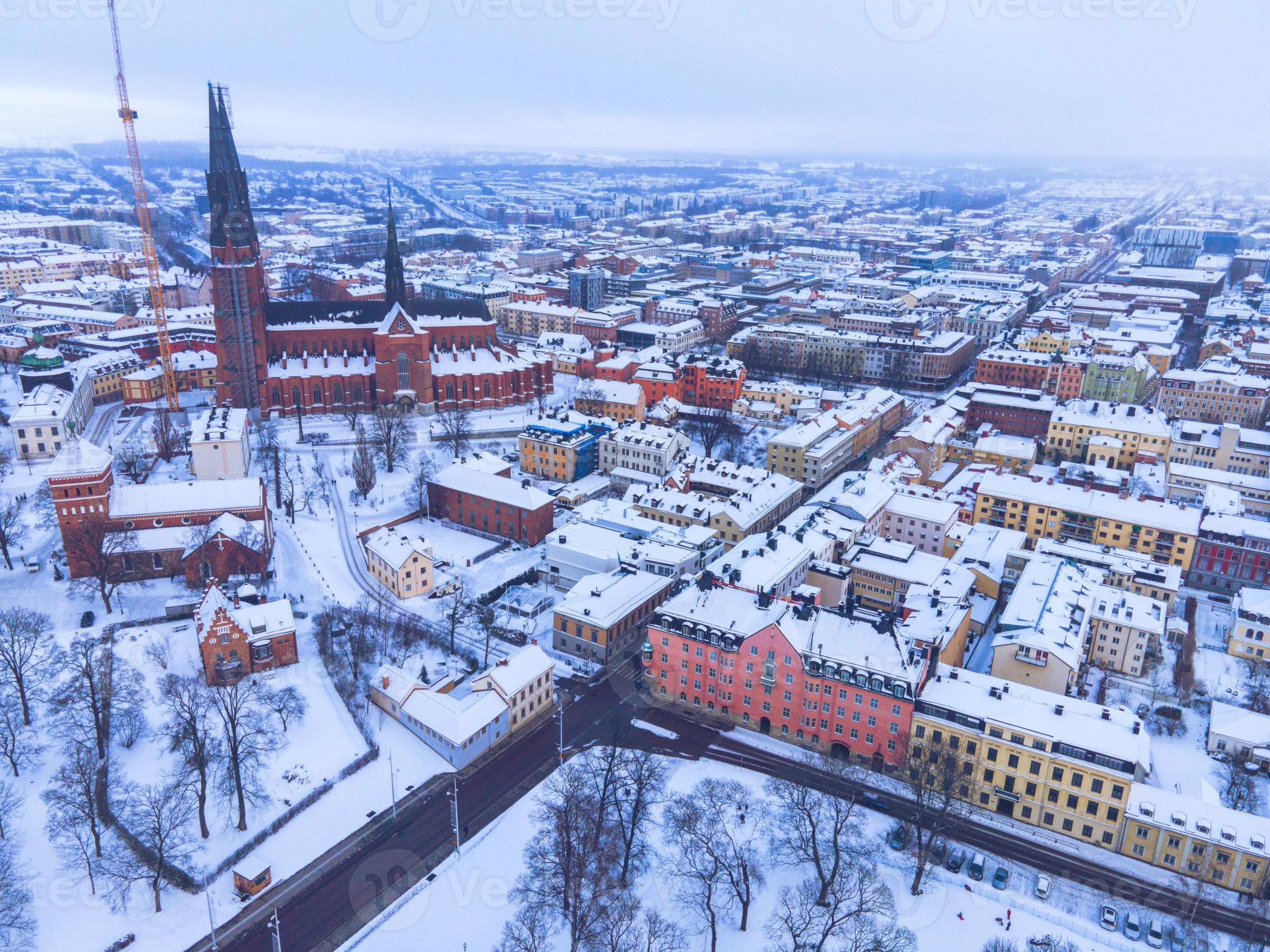 Uppsala, Sweden as seen in the Winter 15543341 Stock Photo at Vecteezy