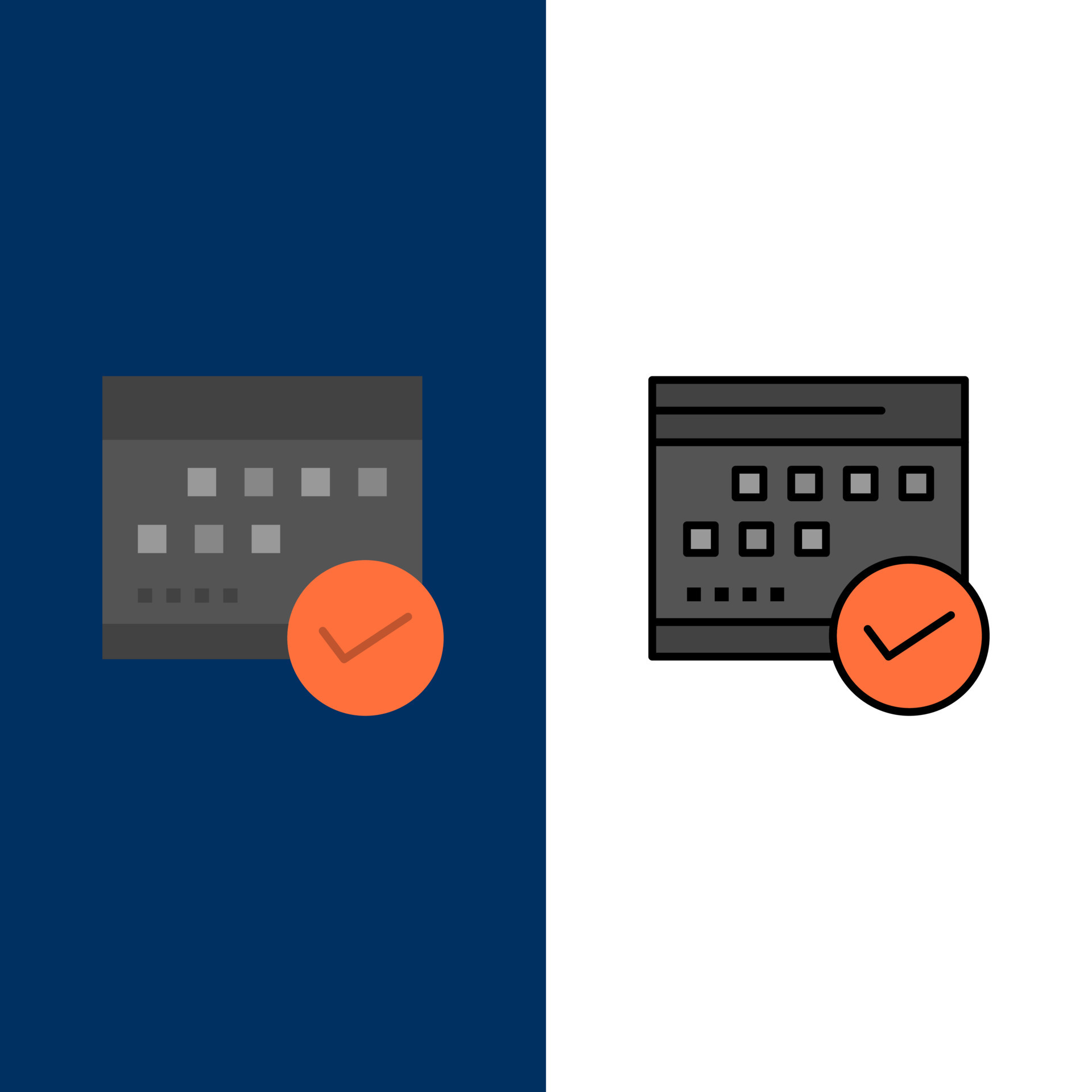 schedule-approved-business-calendar-event-plan-planning-icons-flat-and