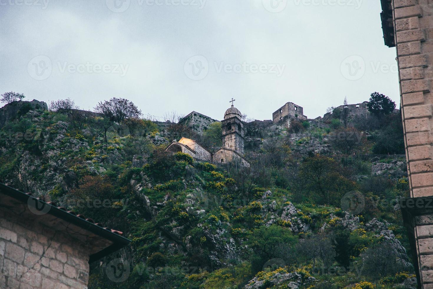 VIews of Kotor's Old Town in Montenegro photo