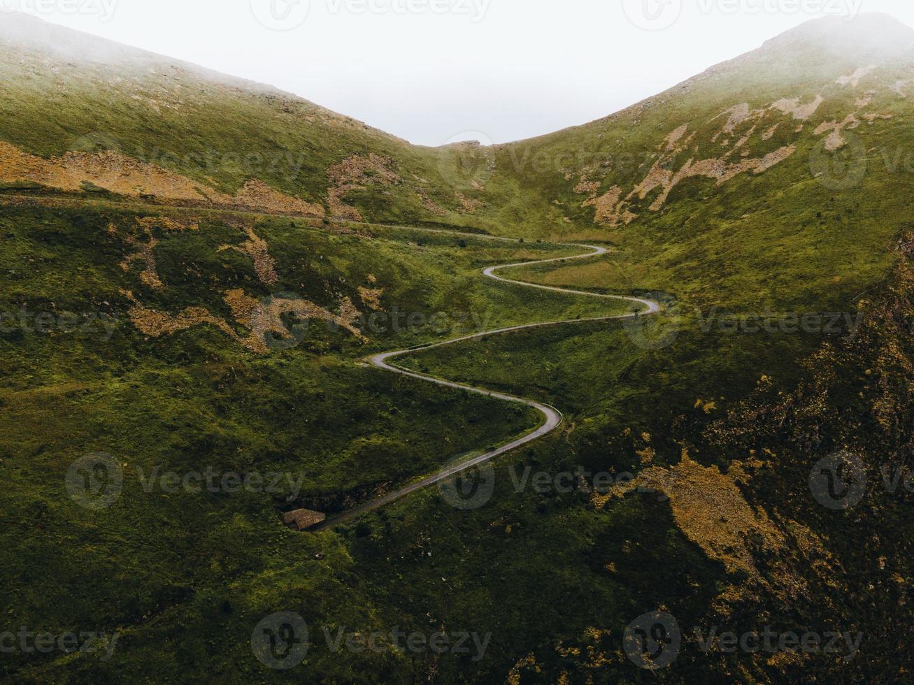 Views from Vaeroy in the Lofoten Islands in Norway photo