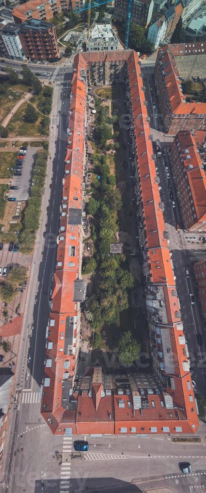 Views over Aarhus, Denmark in Jutland by Drone photo