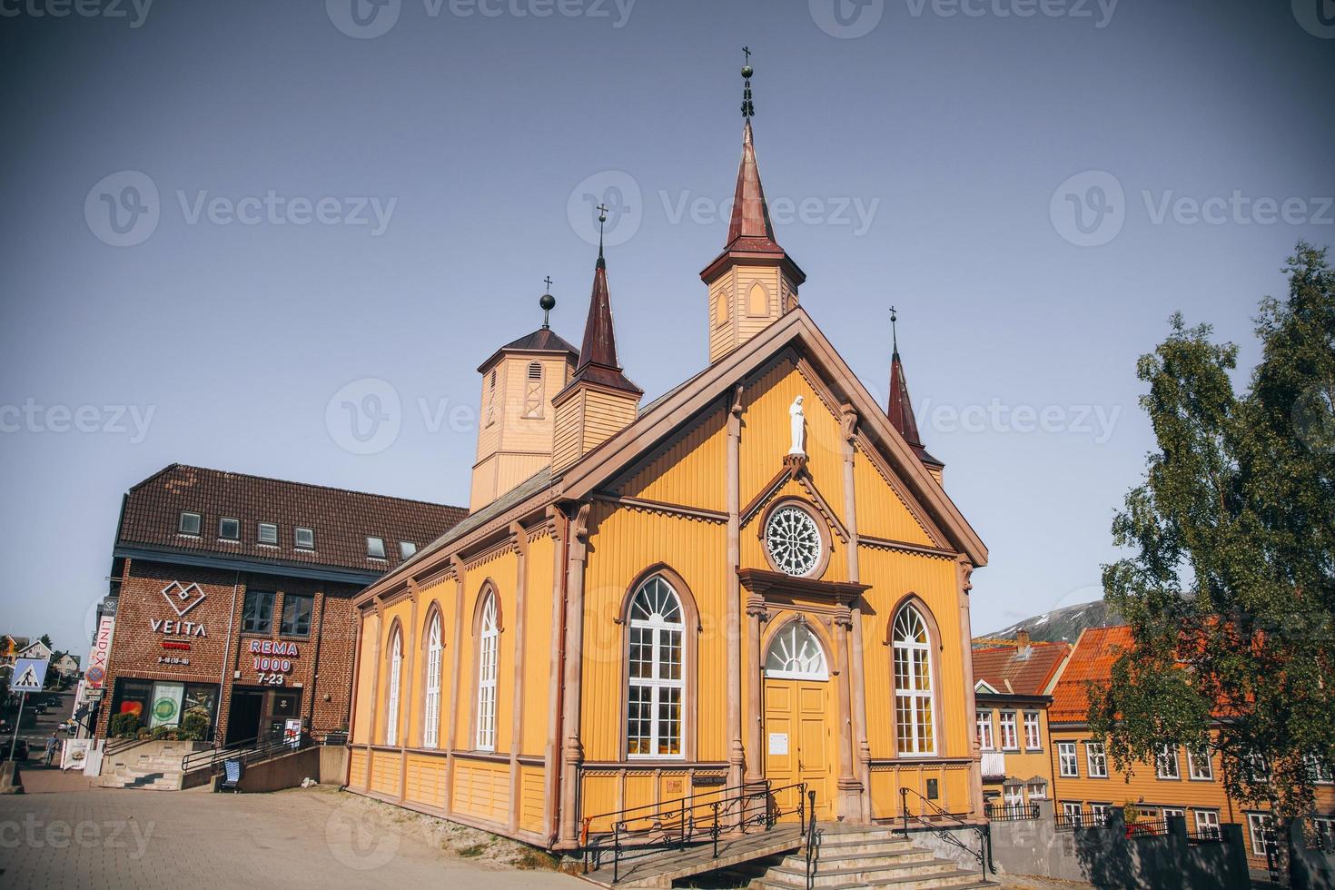 Cathedral of Our Lady in Tromso, Norway photo