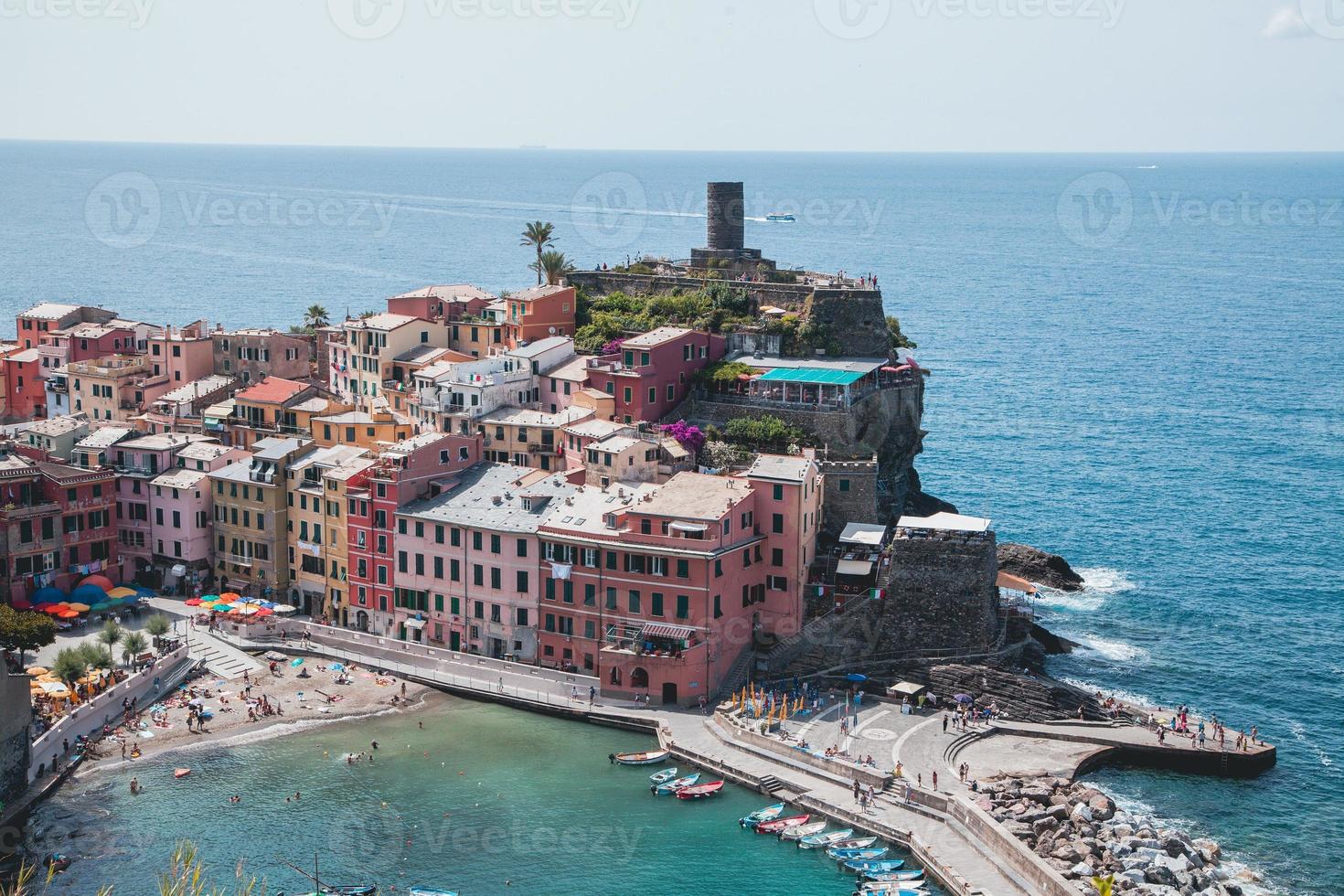 Views of Vernazza in Cinque Terre, Italy photo