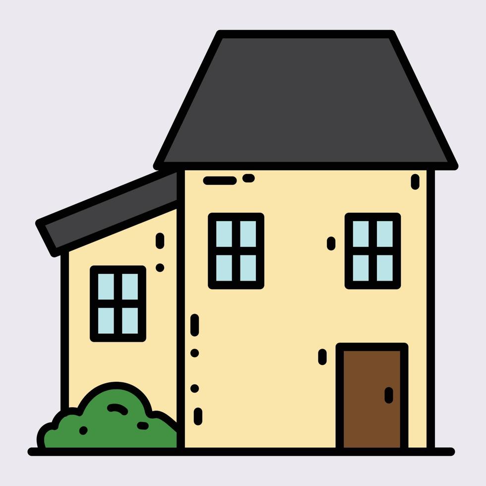 house cartoon illustration vector