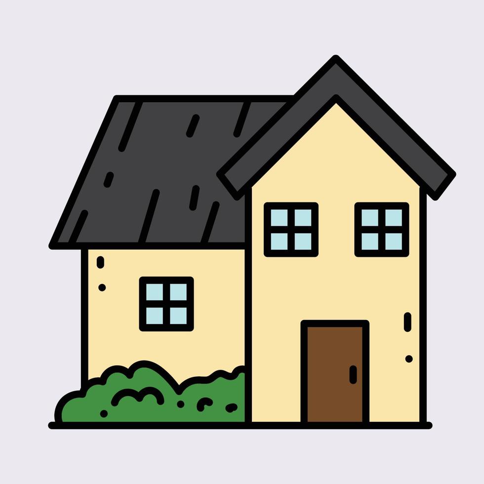 house cartoon illustration vector