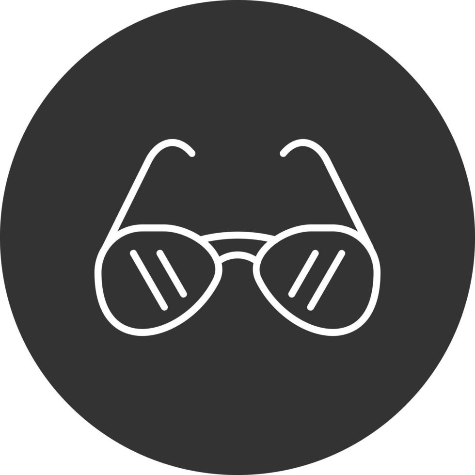 icono de vector de gafas