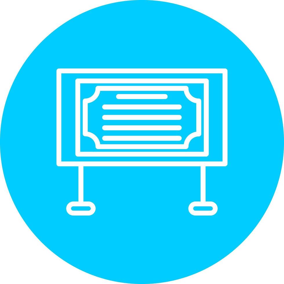 Bulletin Board Vector Icon 15545391 Vector Art at Vecteezy