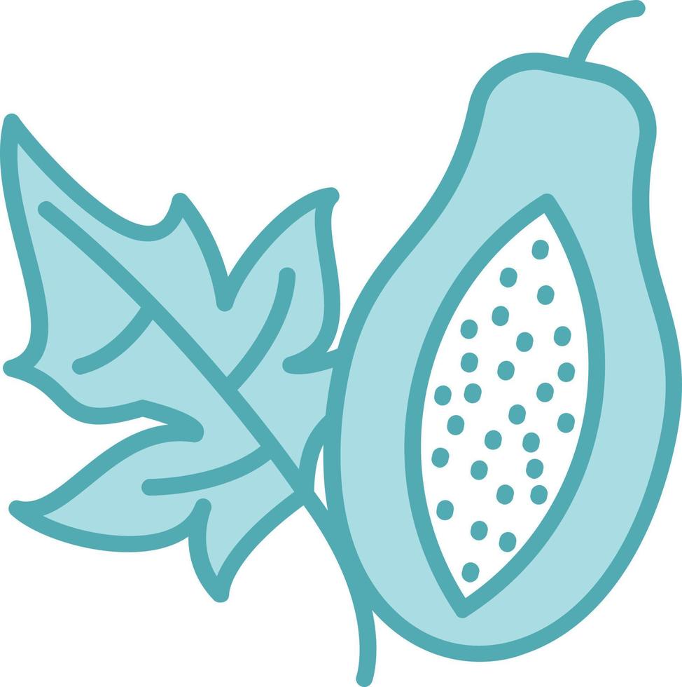 Papaya Vector Icon