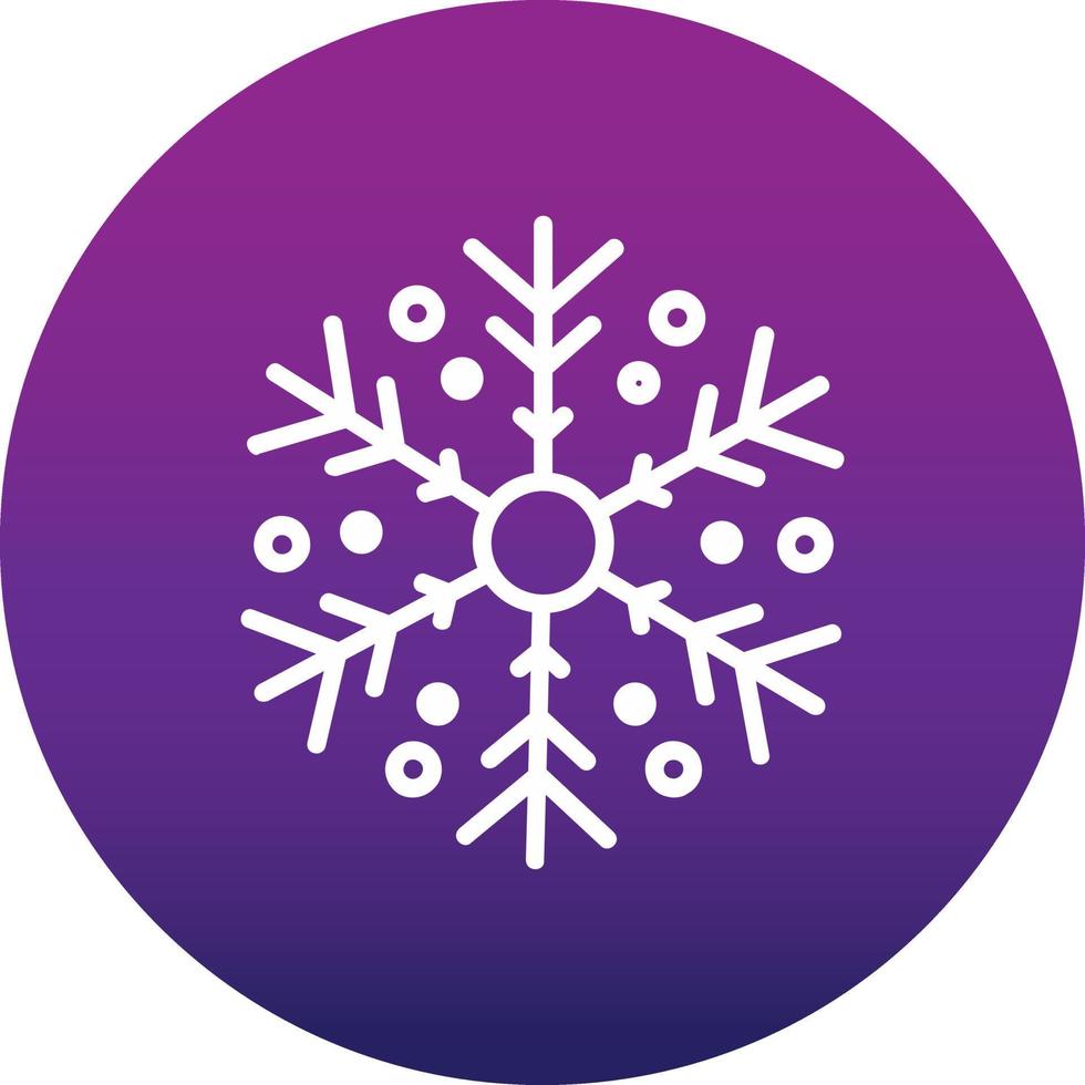 Snowflake Vector Icon Design