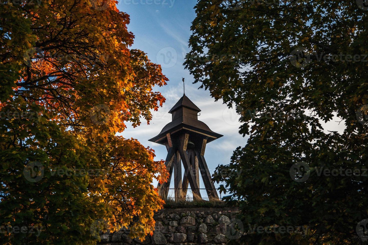 vistas de uppsala, suecia en otoño foto