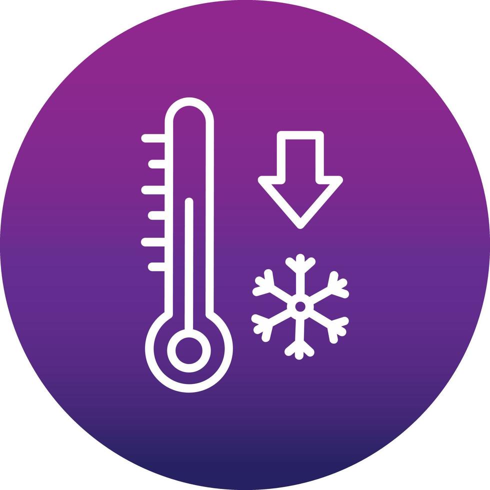 Freezing Vector Icon Design