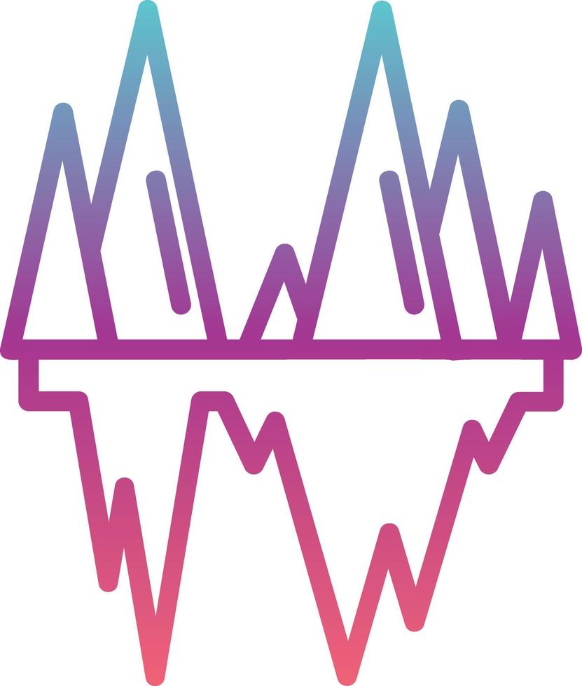 Iceberg Vector Icon Design