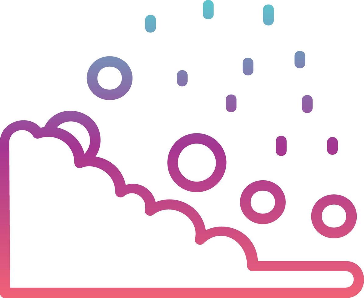 Landslide Vector Icon Design