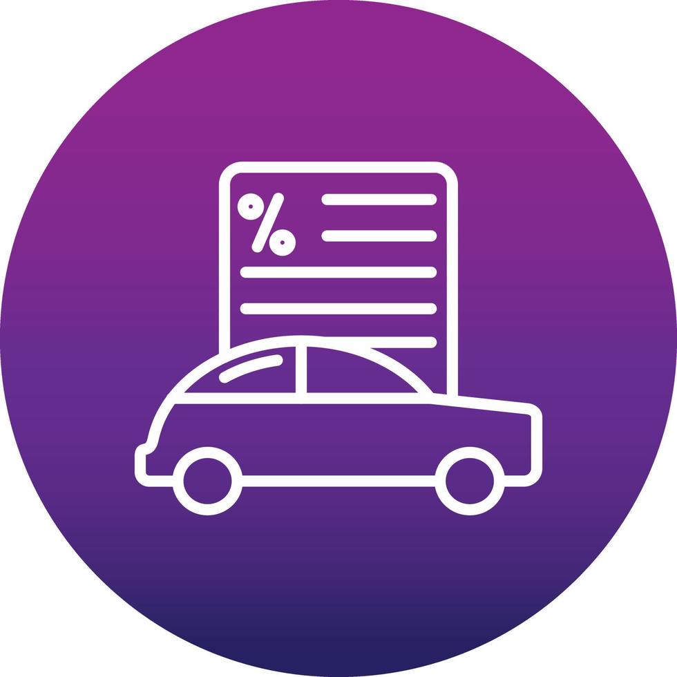 Car Loan Vector  Icon