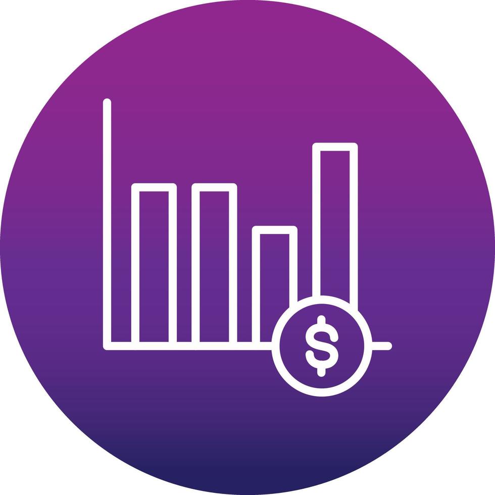 Bar Chart Vector  Icon