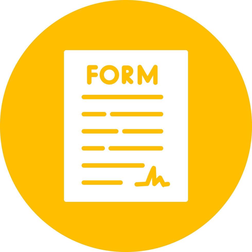 Form Vector Icon
