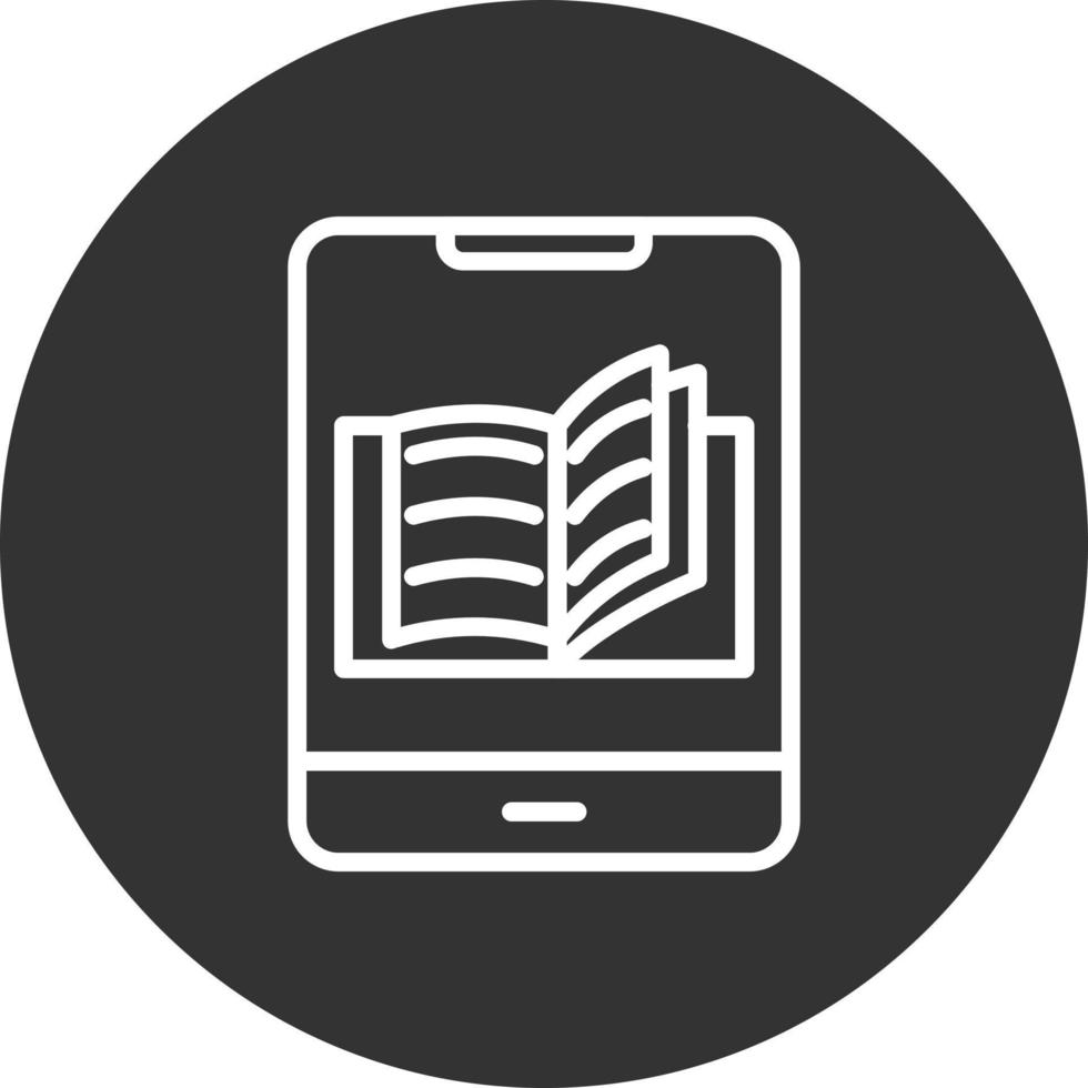 icono de vector de ebook