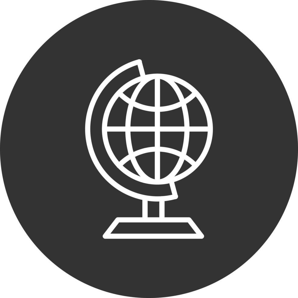 Earth Globe Vector Icon