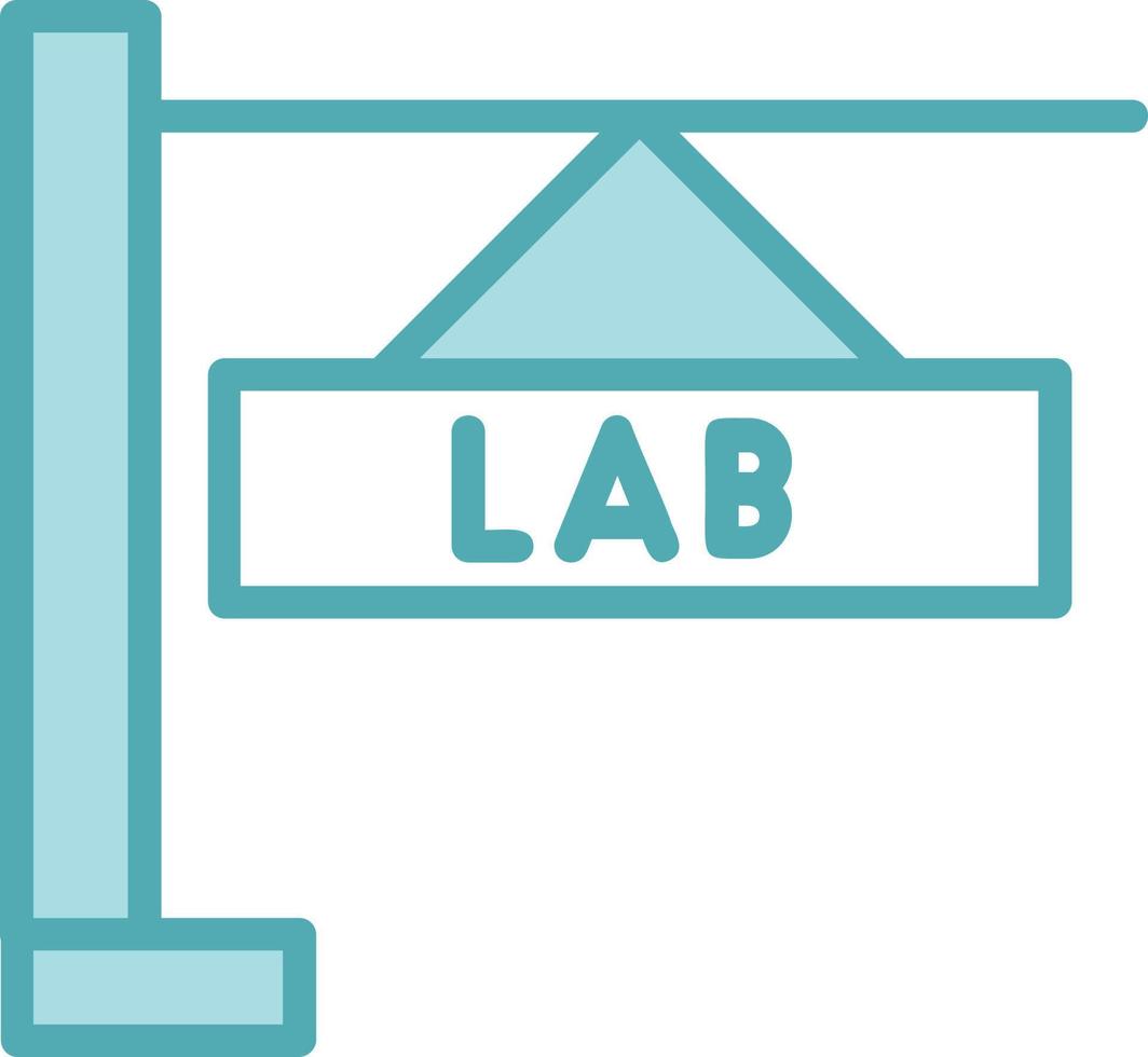 icono de vector de laboratorio