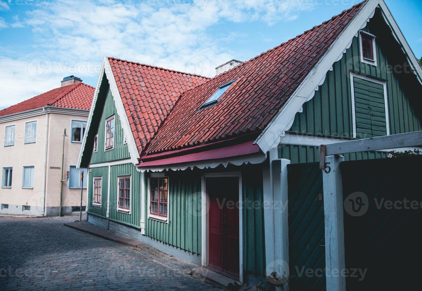 vistas alrededor de visby en gotland, suecia foto