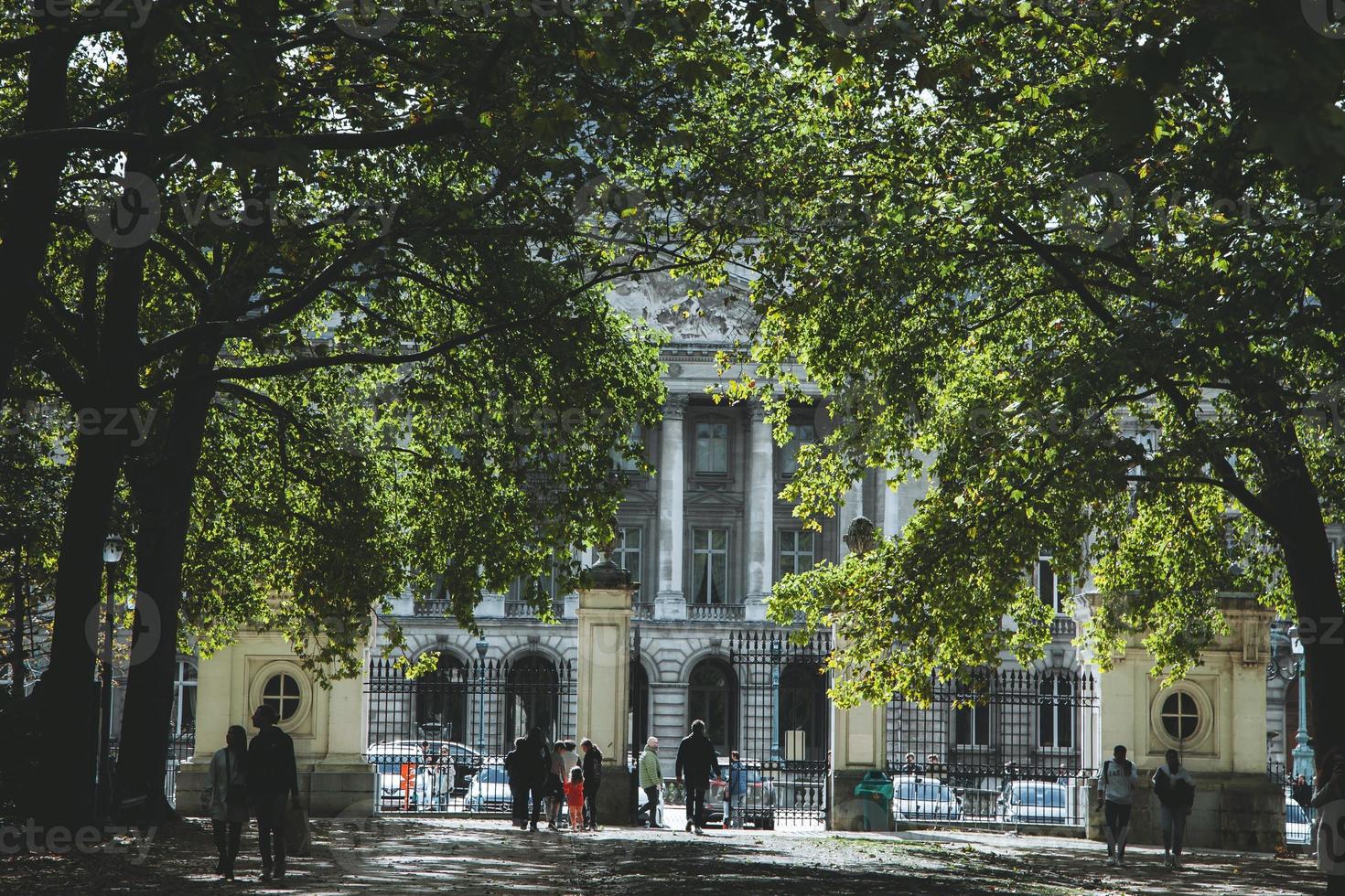 Royal Palace of Brussels in the city of Brussels, Belgium photo