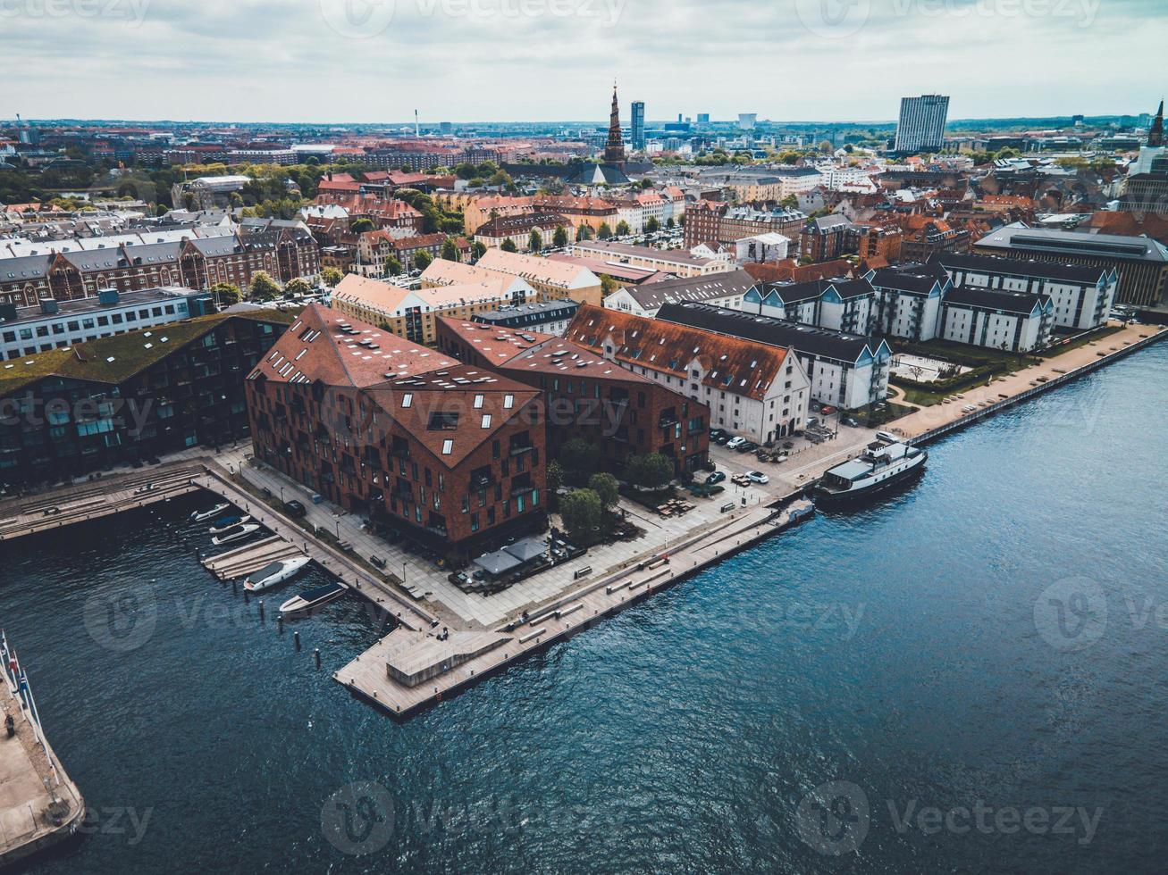 Aerial Views of Copenhagen, Denmark by Drone photo