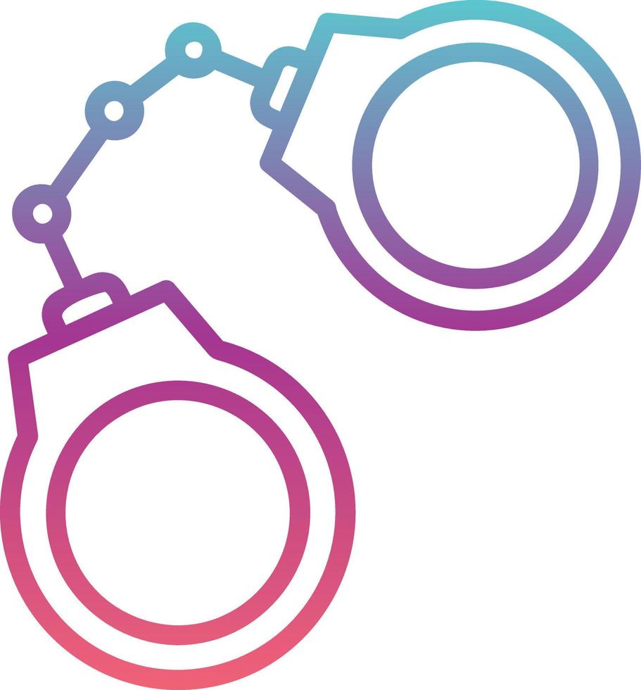 Hand Cuffs Vector  Icon