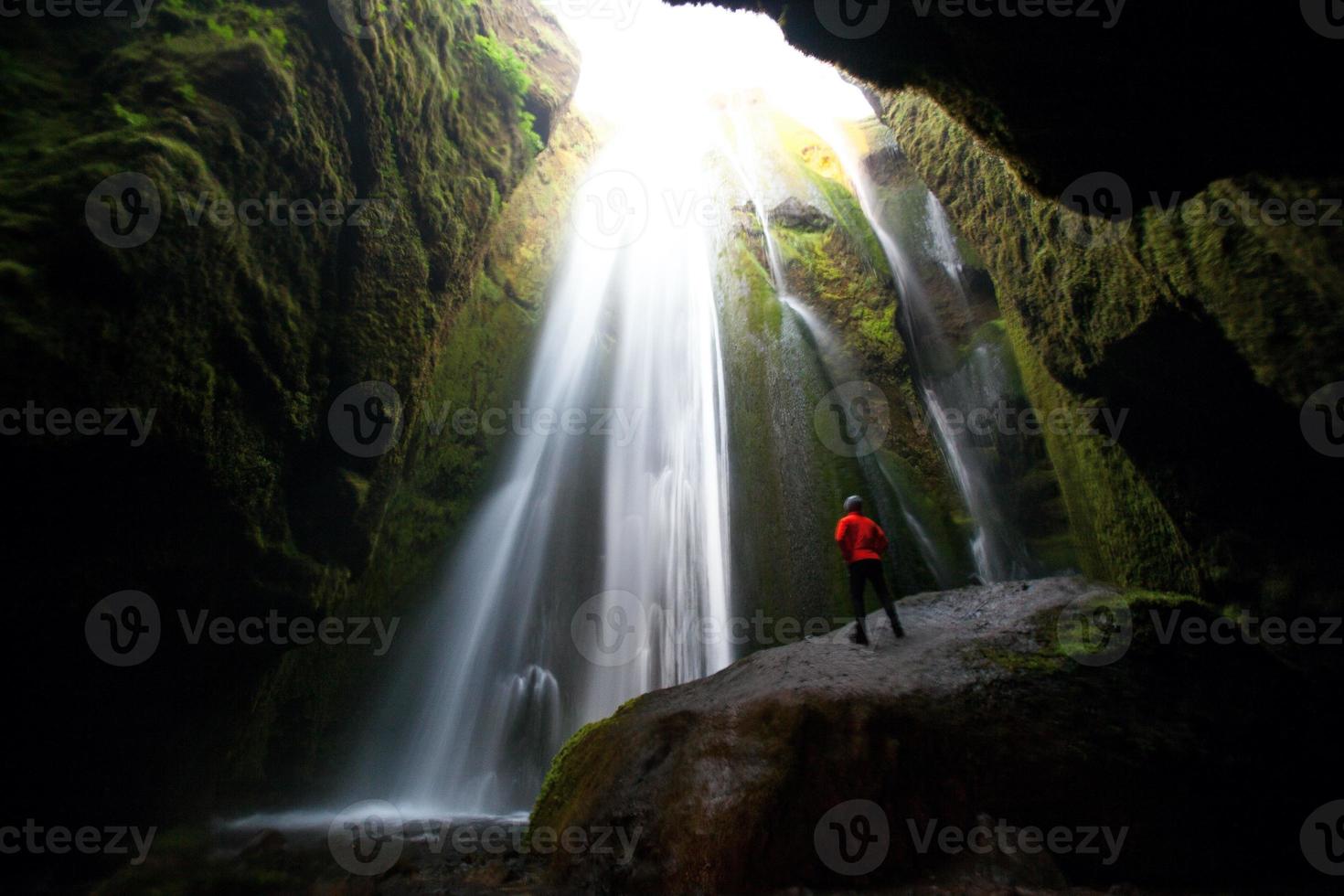 Gljufrabui Waterfall on the South Coast of Iceland photo