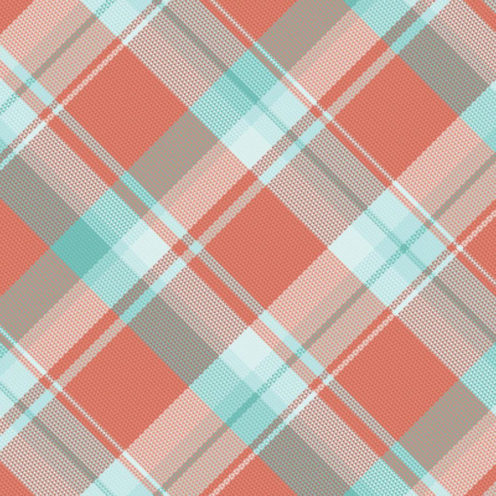 Tartan or plaid winter color pattern. vector