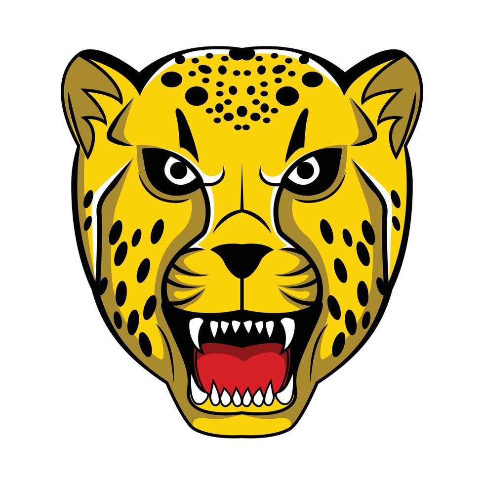 Cheetah Vector Illustration Design