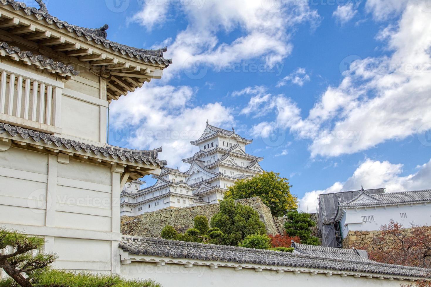 castillo de himeji en himeji, japón foto