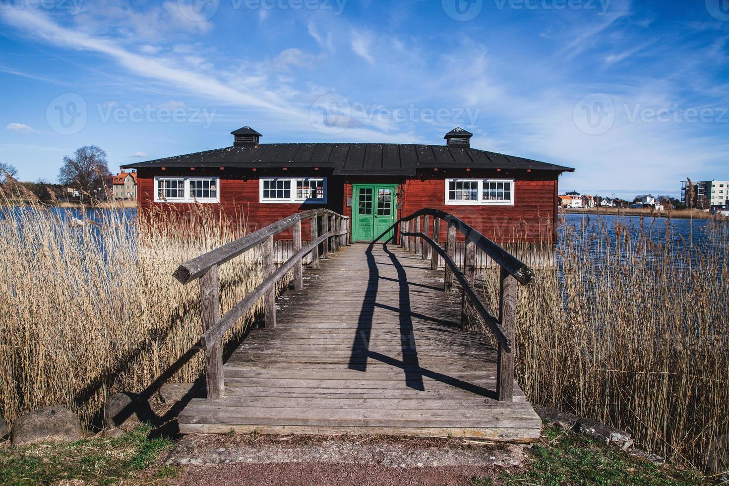 sitio histórico de klapphuset visto en kalmar, suecia foto