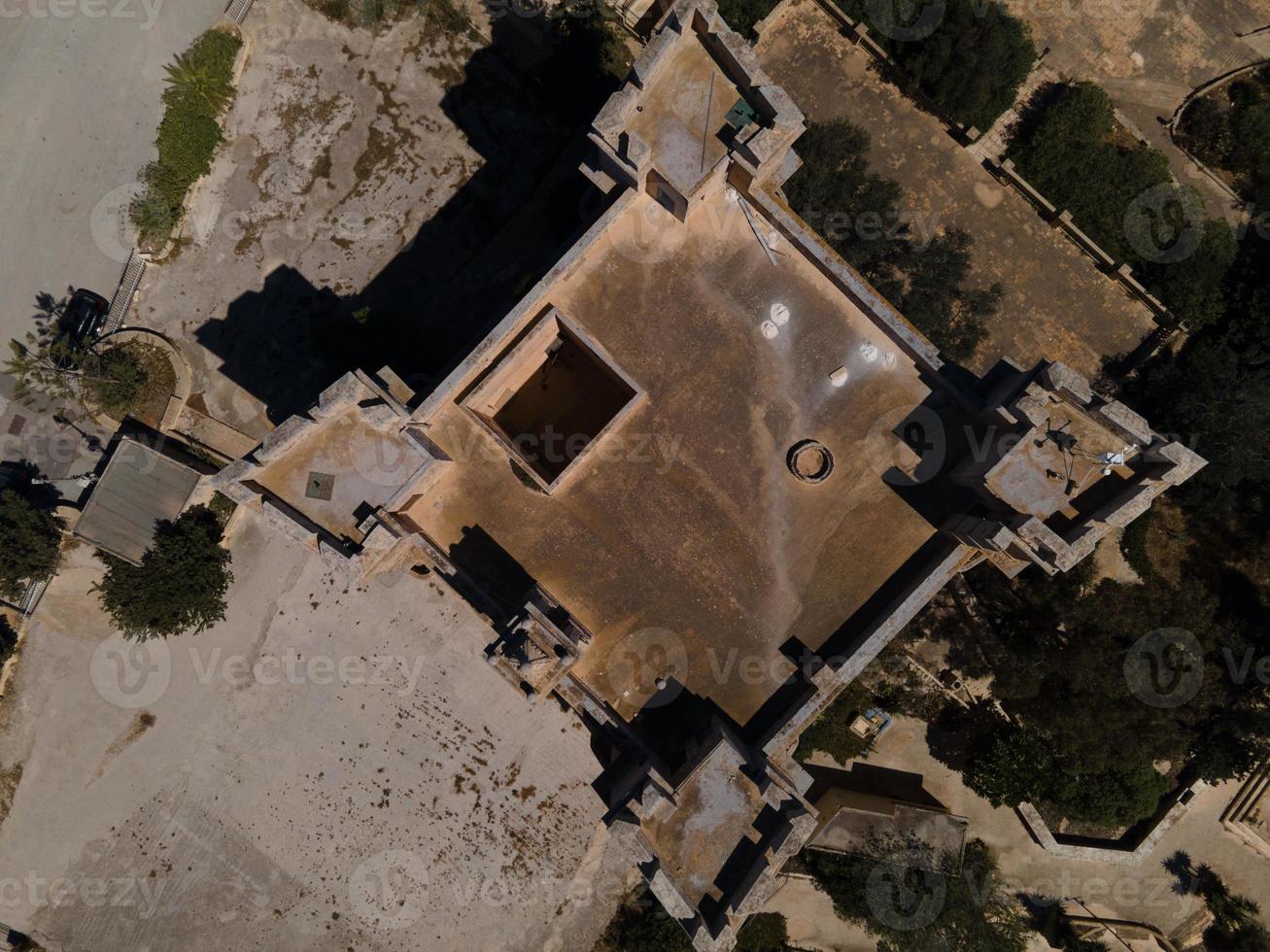The Selmun Palace by Drone in country of Malta photo